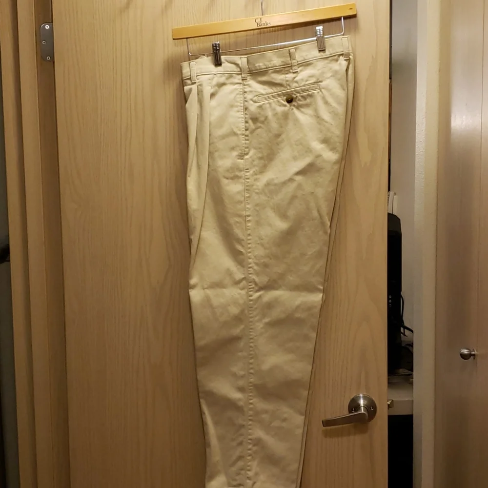 Bill Blass Long Dress Cream Pants‎ 34 X 30